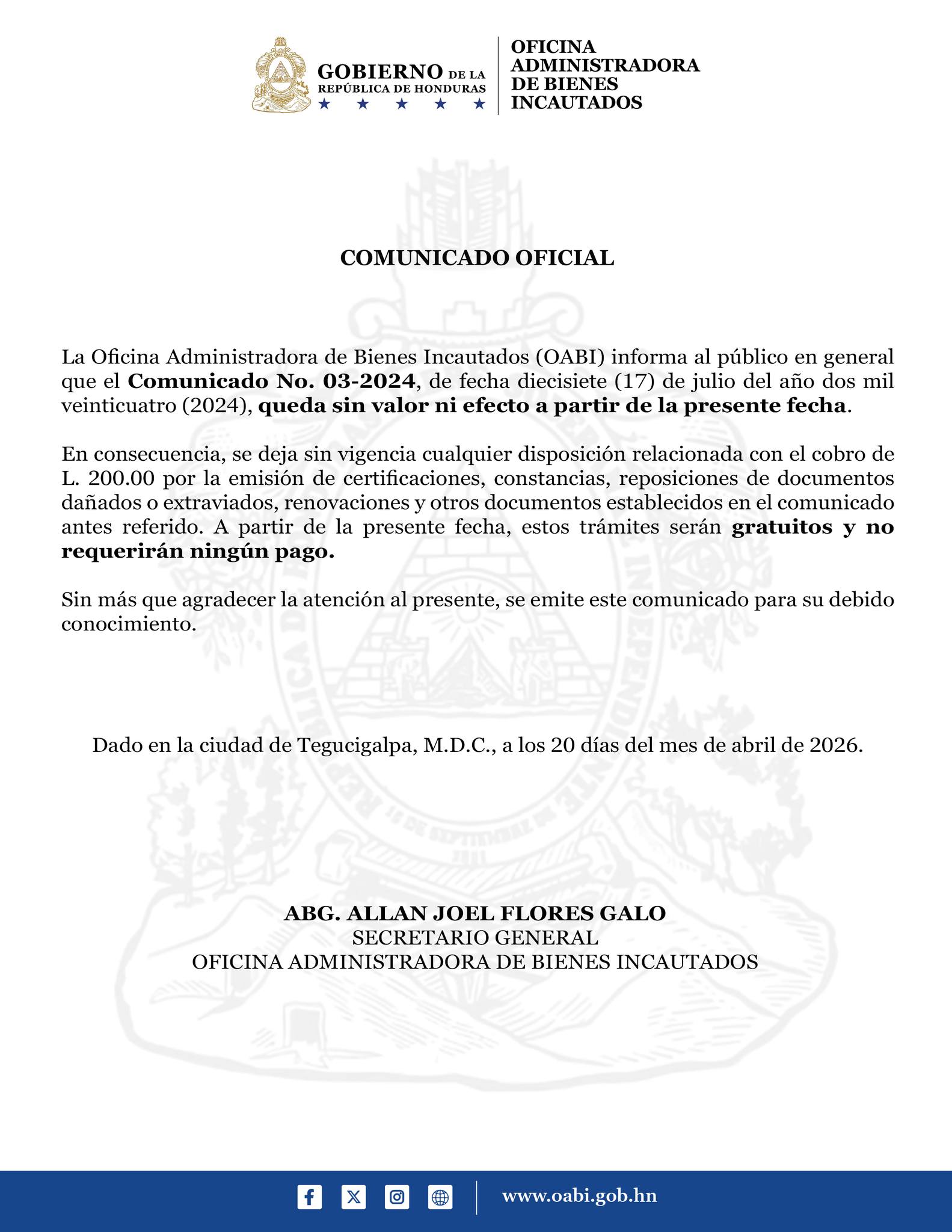 Comunicado 4